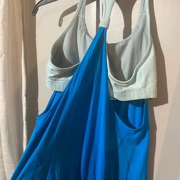 LULULEMON Built In Shelf Bra Tank Top Blue 2 Tone - Picture 10 of 10